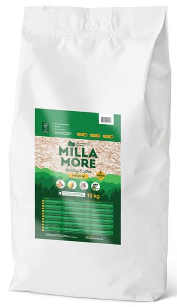 TAPVEI ESTONIA OÜ Podestýlka hlod.štěpky osika MillaMore Premium 50l/10kg