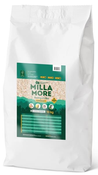 TAPVEI ESTONIA OÜ Podestýlka hlod.štěpky osika MillaMore Supersoft 50l/10kg