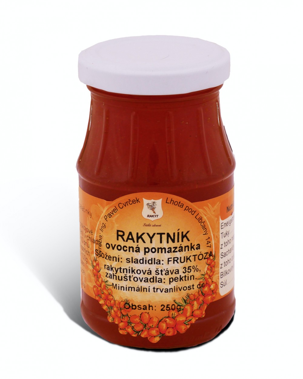 Rakytník ovocná pomazánka frukt. 250g CVRČEK