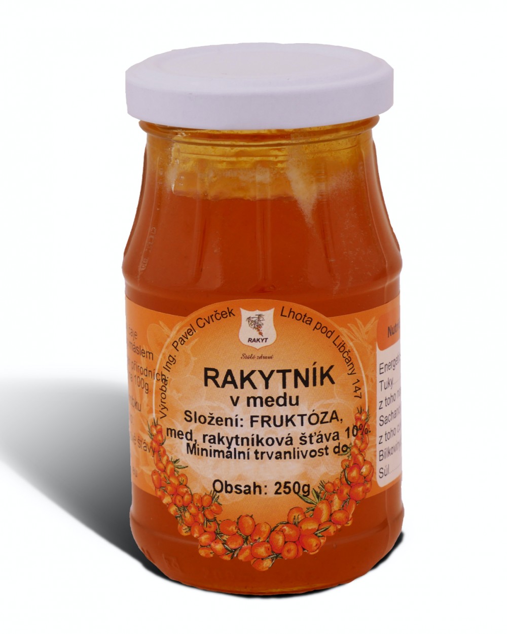 Rakytník v medu frukt. 250g CVRČEK