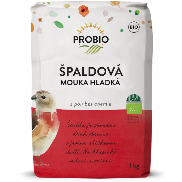 PRO-BIO Mouka špaldová hladká 1kg BIO PROBIO