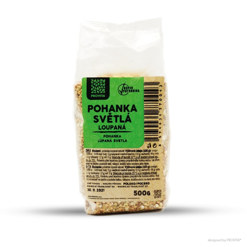 Pohanka kroupy - světlá 500g PROVITA