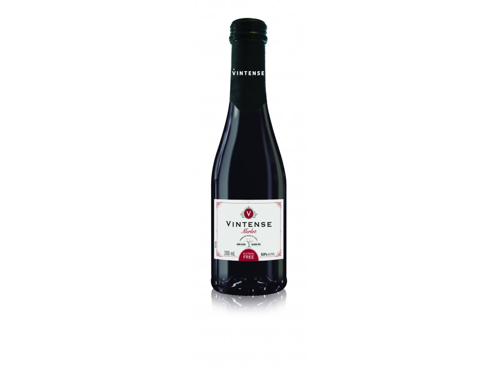 Víno červ. Merlot nealko 200ml VINTENSE