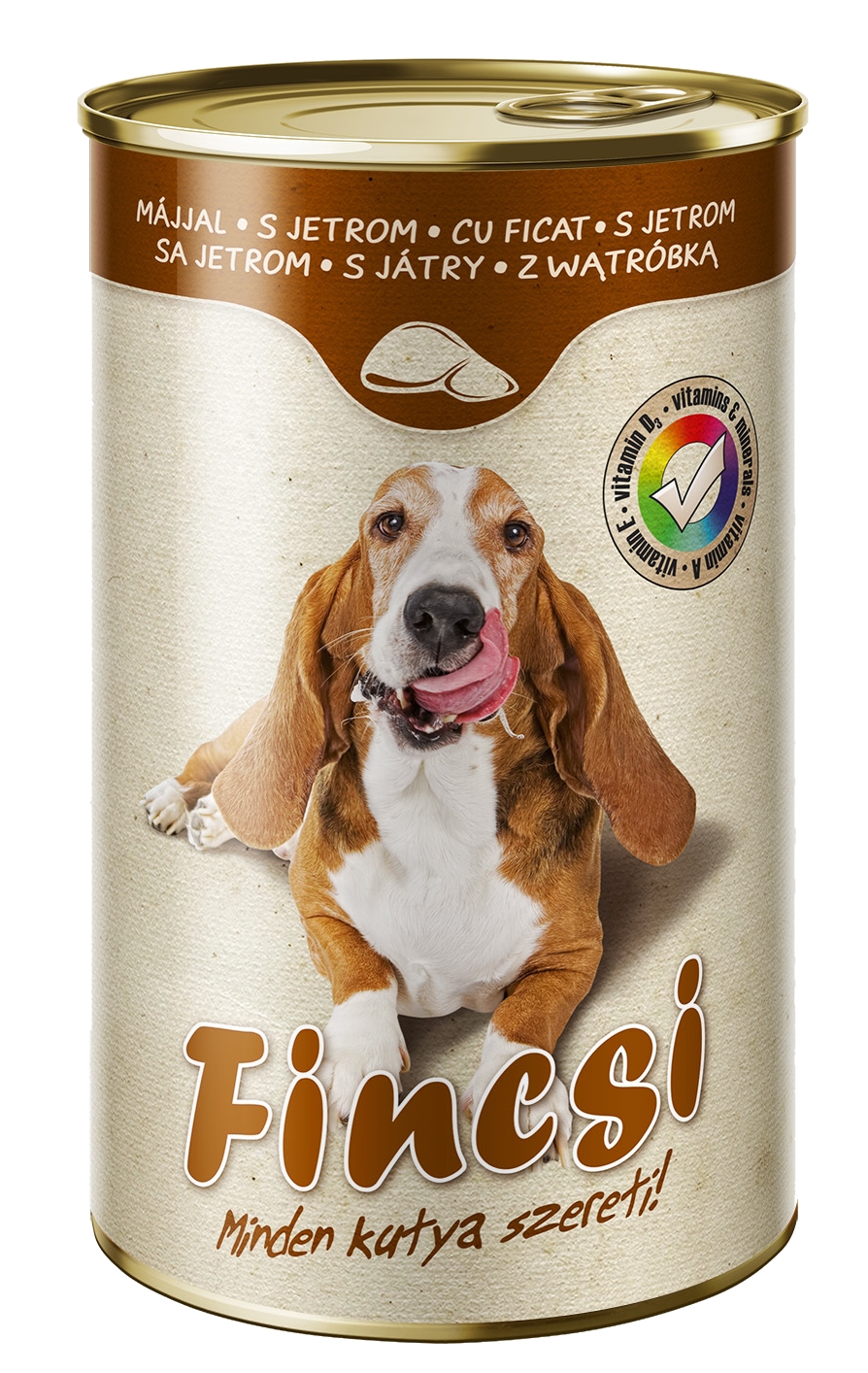 Fincsi Dog játra, konzerva 1240 g