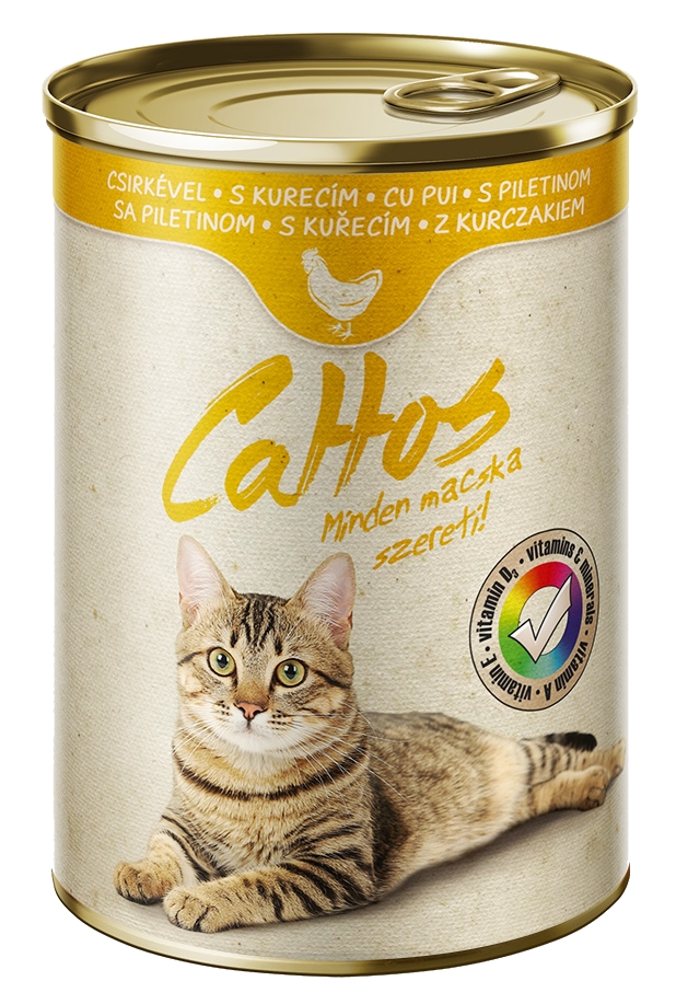 Fincsi Cattos Cat kuřecí, konzerva 415 g