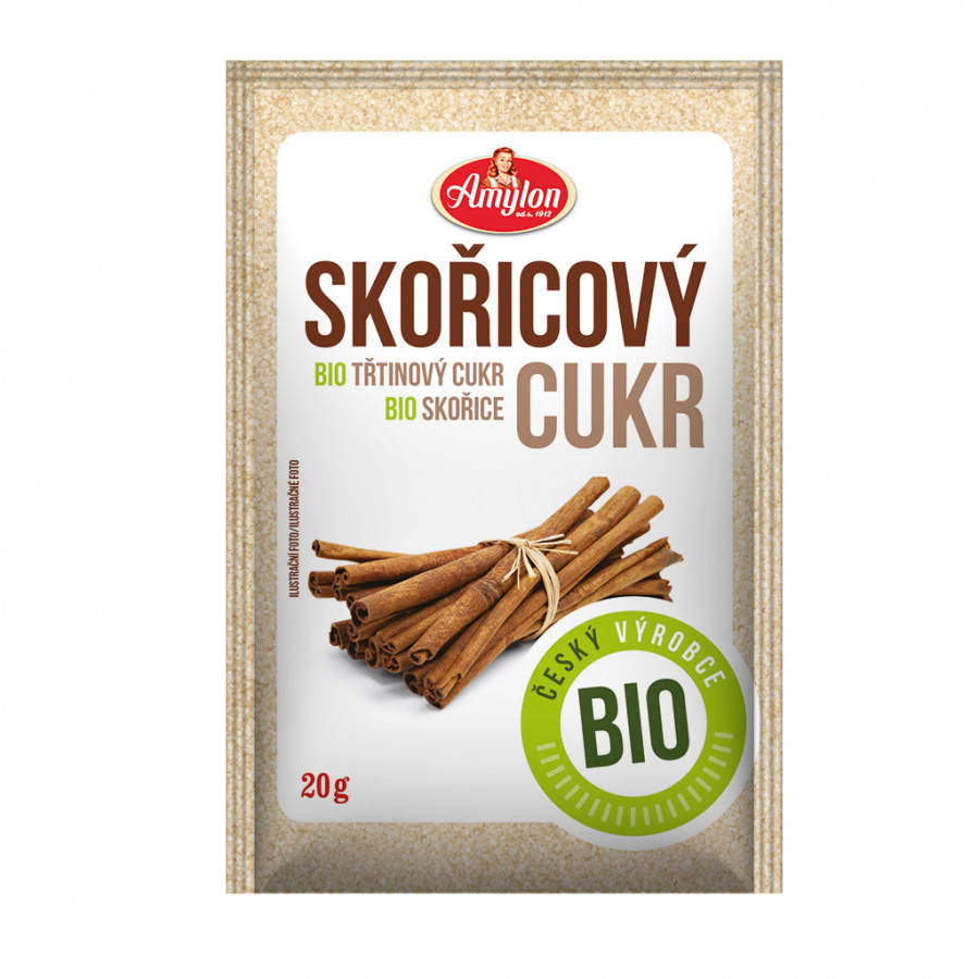 Cukor škoricový 20 g bio amylon