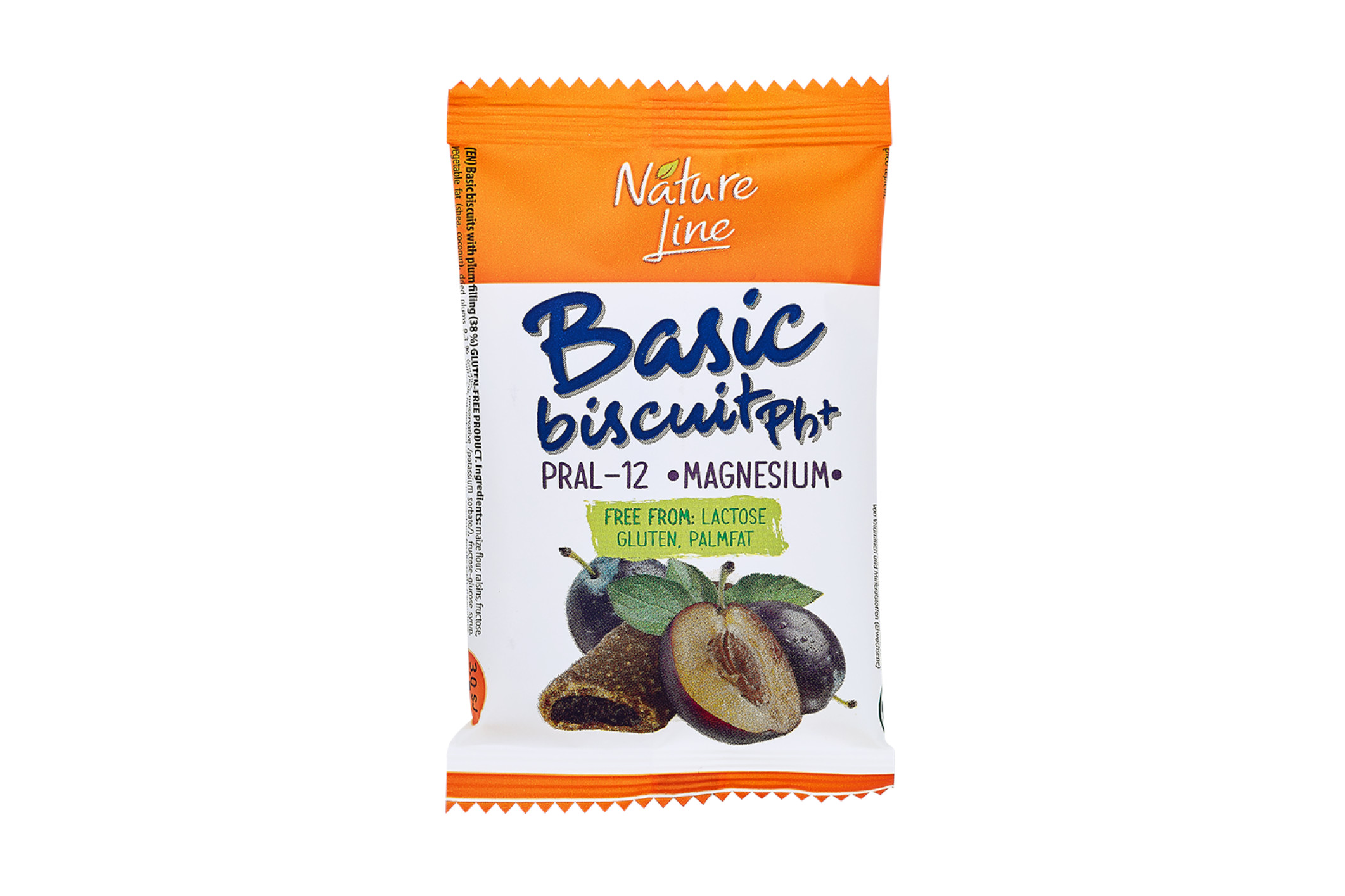 Basic biscuit - sušenky plněné švestkovou náplní bez lepku a laktózy- Nature Line 50g