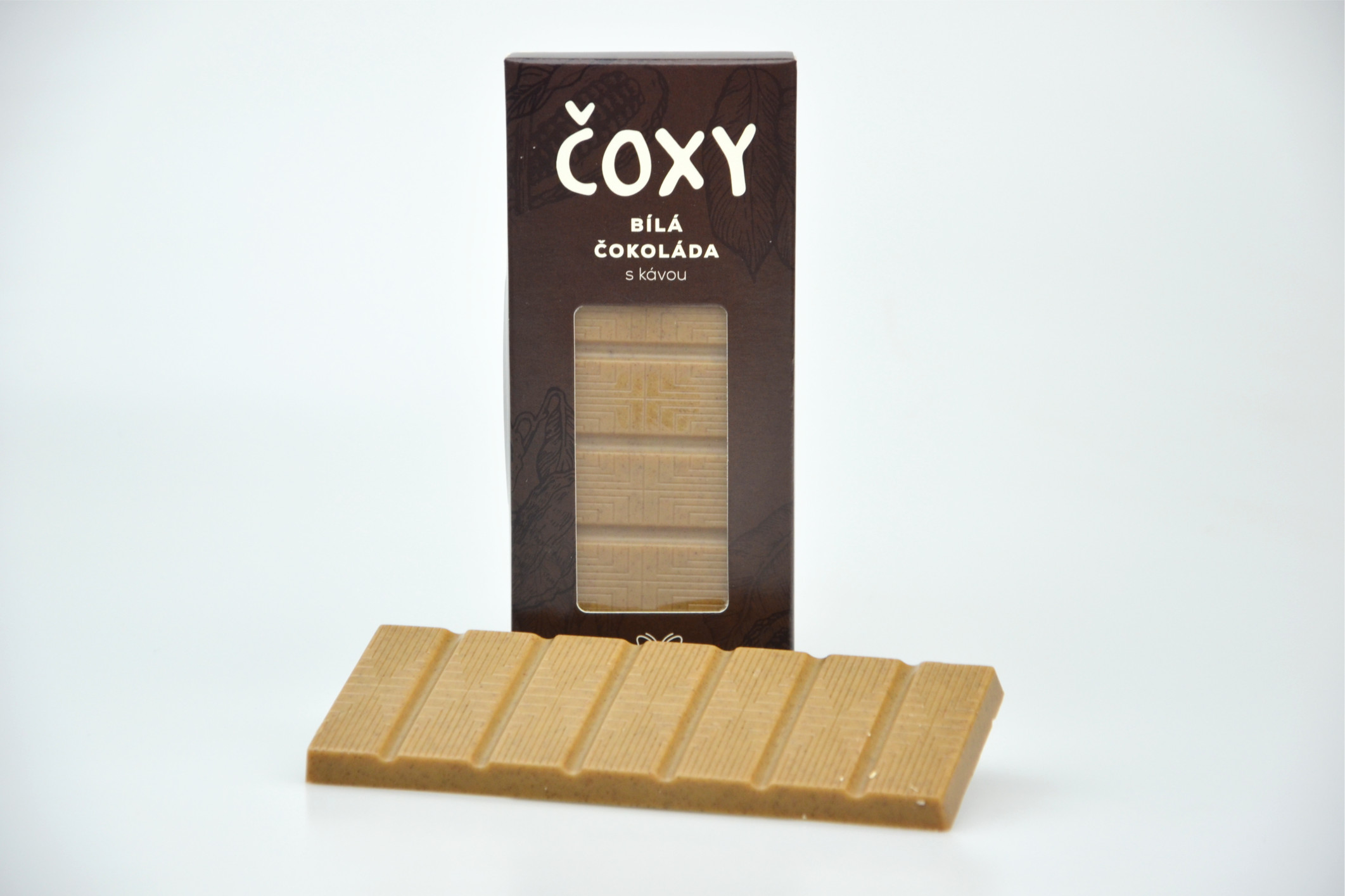 ČOXY - biela čokoláda s kávou a xylitolom - Prírodná 50g