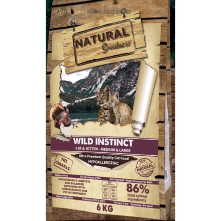 Natural Greatness Cat Wild Instinct Baby&Kitten /kuře,krůta/ 600 g