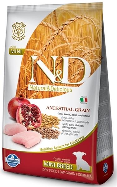 Farmina N&D LG ANCESTRAL puppy mini chicken and pomegranate 2,5 kg