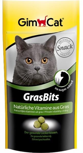 PetCenter CZ s.r.o. Gimcat Tablety GrasBits s kočičí trávou 40 g