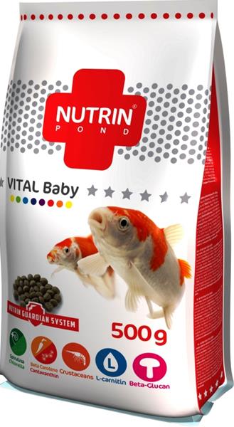 NUTRIN s.r.o. Nutrin Pond Vital Baby - plovoucí extrudy 2l / 500 g