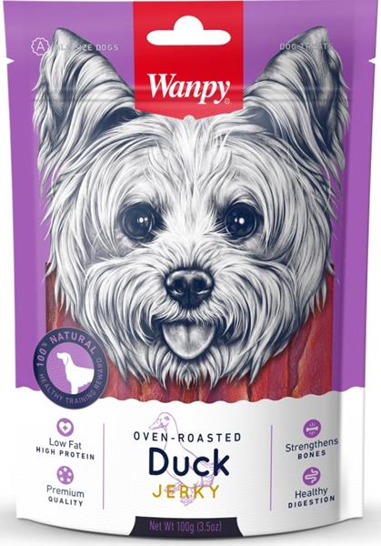 WANPY EUROPE PETFOODS B.V. Wanpy Dog Duck Jerky 100 g