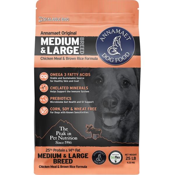 ANNAMAET Petfoods Inc. Annamaet Medium&Large Breed 11,35 kg (25lb)