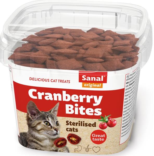 WANPY EUROPE PETFOODS B.V. Sanal cat snack Kuře a brusinky 75 g