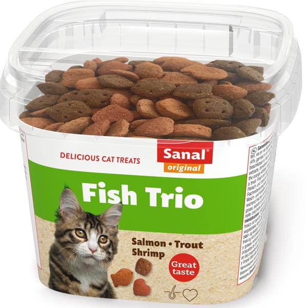 WANPY EUROPE PETFOODS B.V. Sanal cat snack Ryba TRIO 75 g