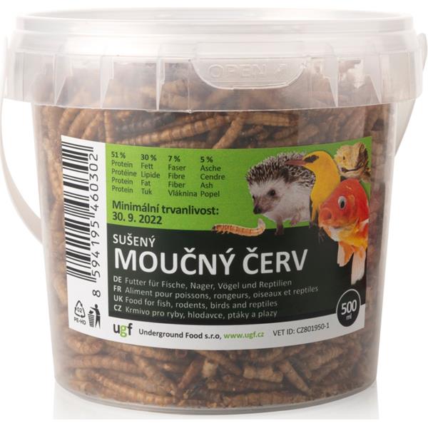 Underground Food s.r.o. Moučný červ sušený UGF 500ml