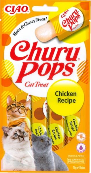 INABA-FOODS (EUROPE) GmbH Inaba Churu Pops cat snack kuře 4x15 g