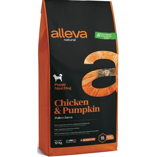 DIUSA SA ALLEVA NATURAL Dog Dry Puppy Chicken&Pumpkin Maxi 12kg