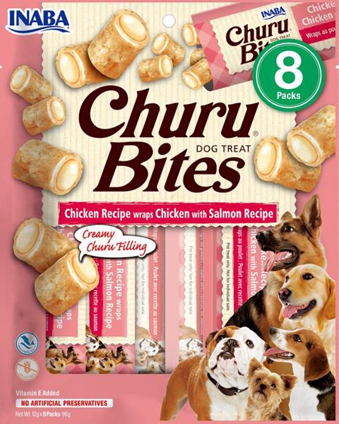 INABA-FOODS (EUROPE) GmbH Inaba Churu Bites dog snack kuře, tuňák a losos 8x 12g