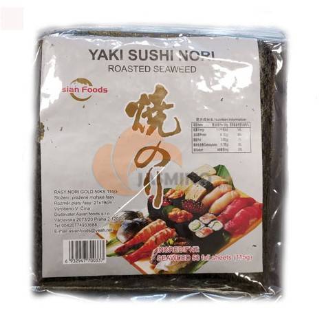 ASIAN FOODS Sushi Nori celé Gold 115g