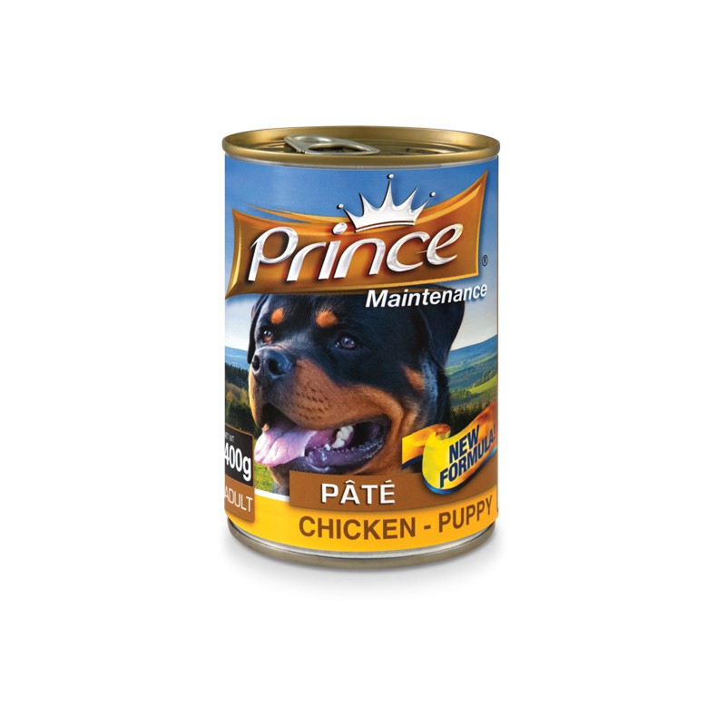 PRINCE DOG PATE 400G KURE-STENE