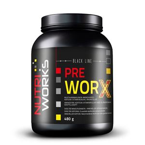 NutriWorks Pre Worx 480g - borůvka