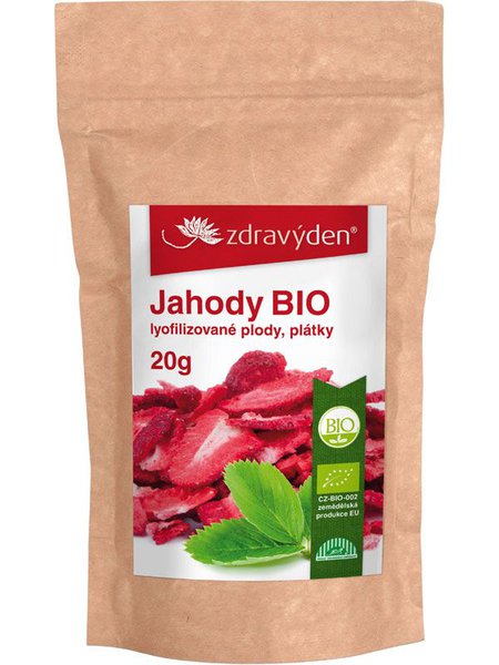 Jahody BIO sušené mrazem 20g + Při koupi 12 a více kusů 3% Sleva