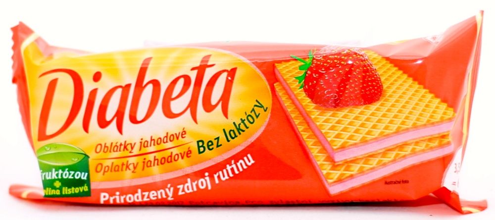 Pečivárne L Hrádok Oplatky Diabeta jahodové 60g PLH