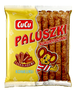 Paluszki čokoládové kukuř. bezl. 80g GUZIK