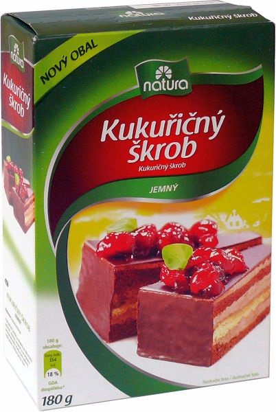 Škrob kukuřičný jemný 200g NATURA