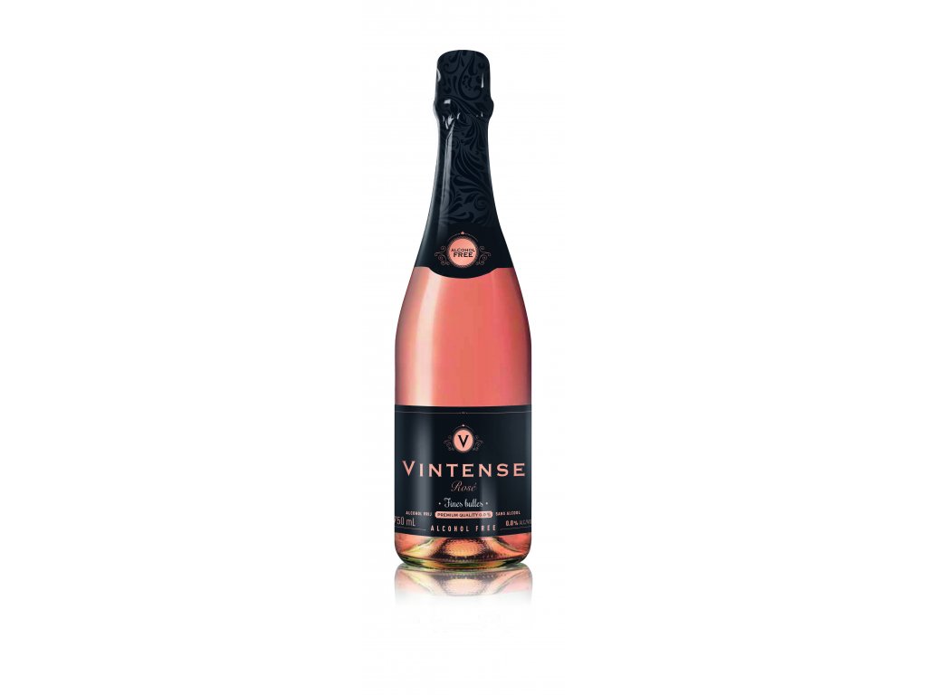 Víno šumiv. růž. Rosé nealko 0,75l VINTENSE