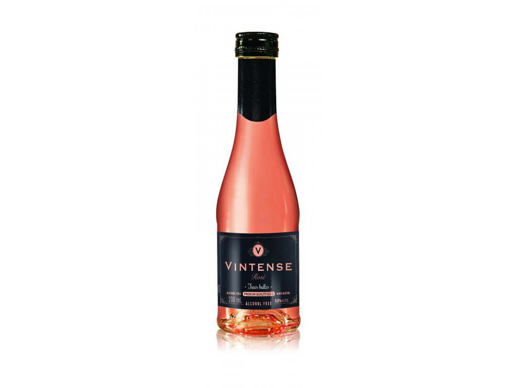 Víno šumiv. růž. Rosé nealko 200ml VINTENSE