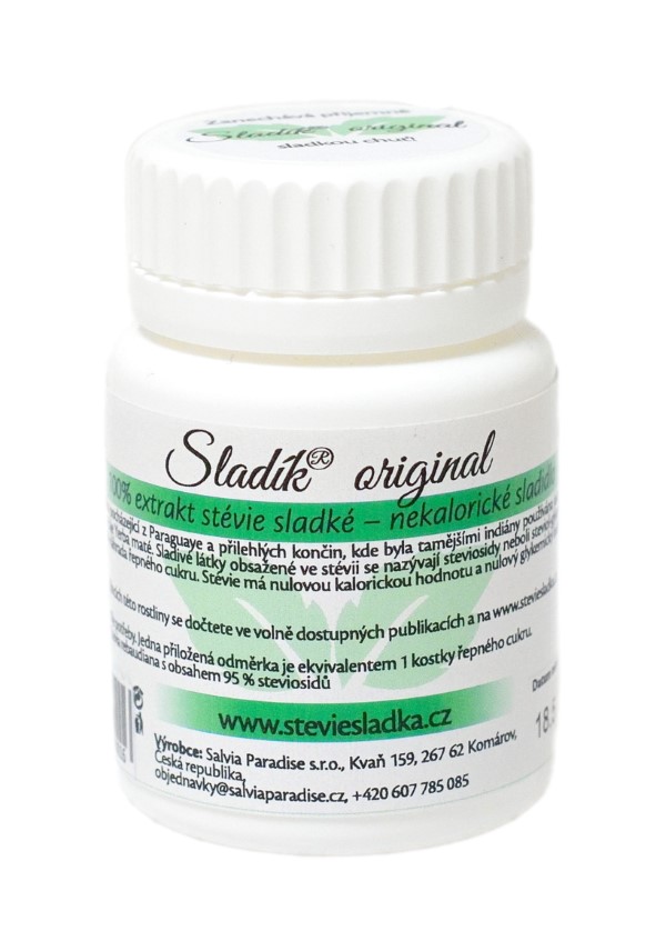 Salvia Paradise Sladík 100% extrakt stévie sladké Balení: 10 g