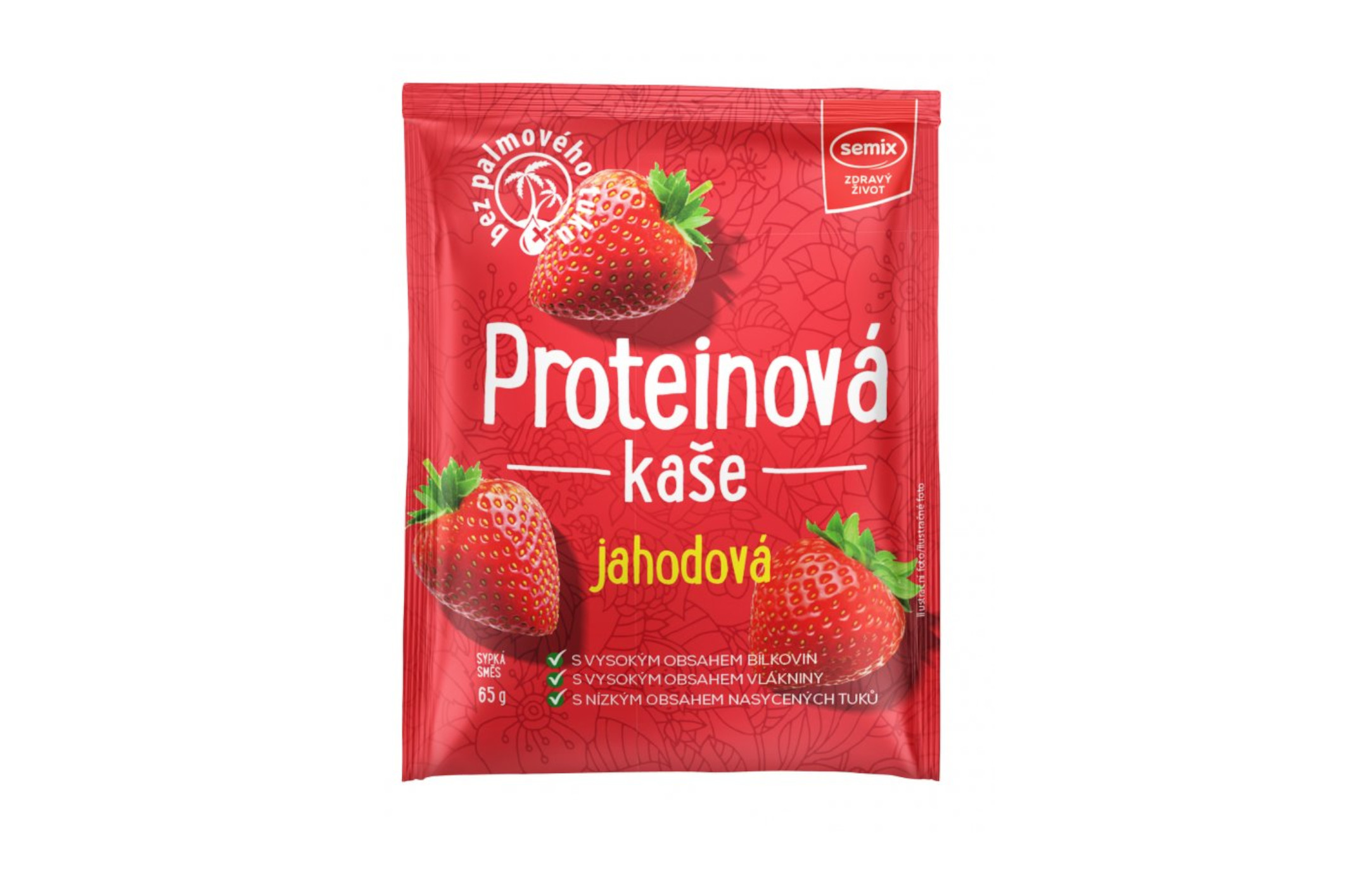 Proteinová kaše jahodová - Semix 65g