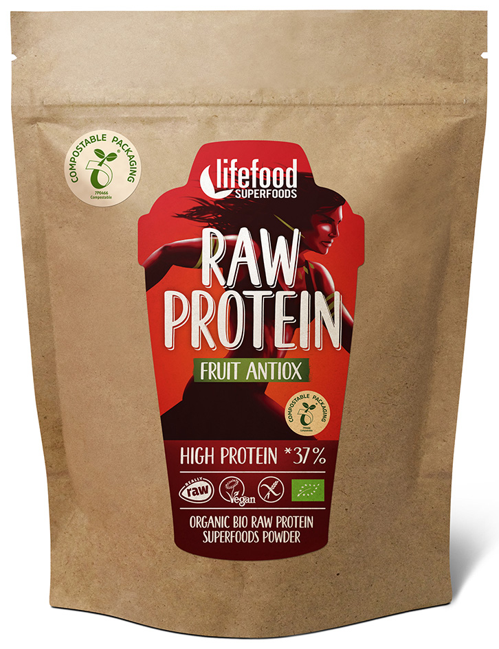 Bio raw protein ovocný Lifefood 450 g