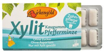 Birkengold Xylilitolové žvýkačky máta peprná 17g