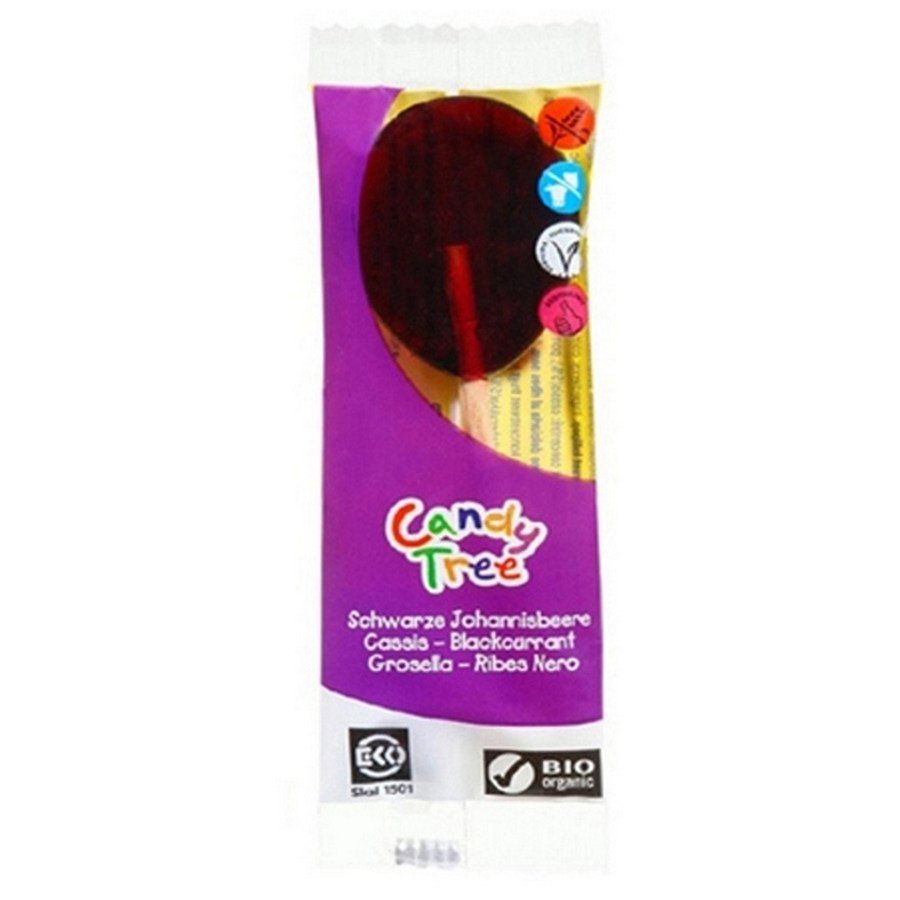 Candy Tree Lízátko černý rybíz 13g bio