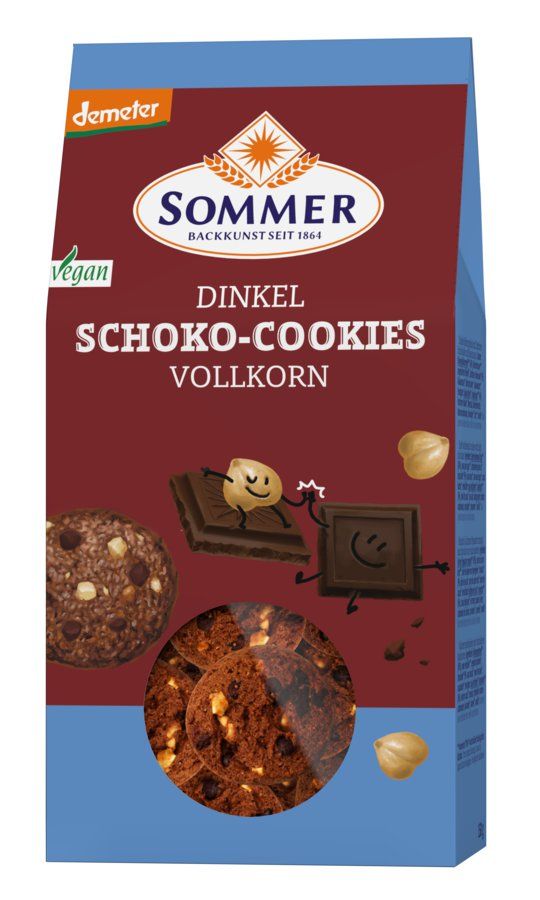 Sommer Špaldové čokoládové cookies 150g bio