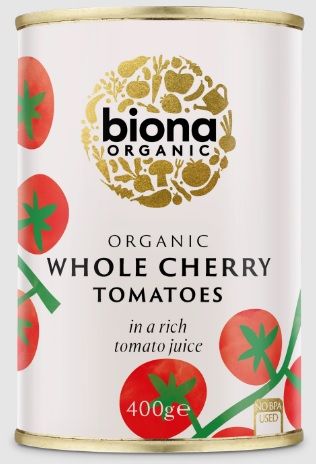 Biona Cherry rajčata celá 400g bio