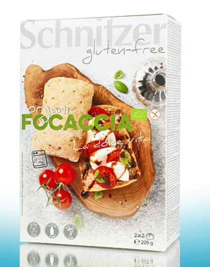 SCHNITZER Focaccia s bylinkami 2x220g bio