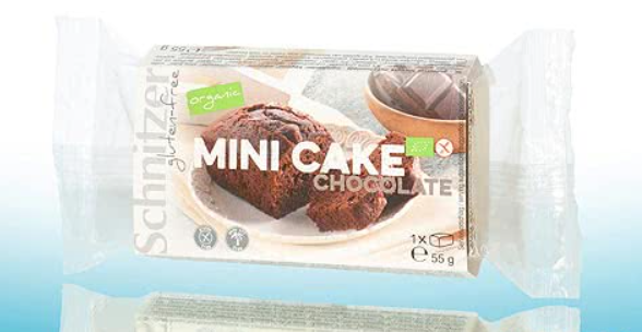 SCHNITZER Piškotový mini dortíček s hořkou čokoládou 55g bio