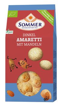 Sommer Sušenky Amaretti s mandlemi 150g bio