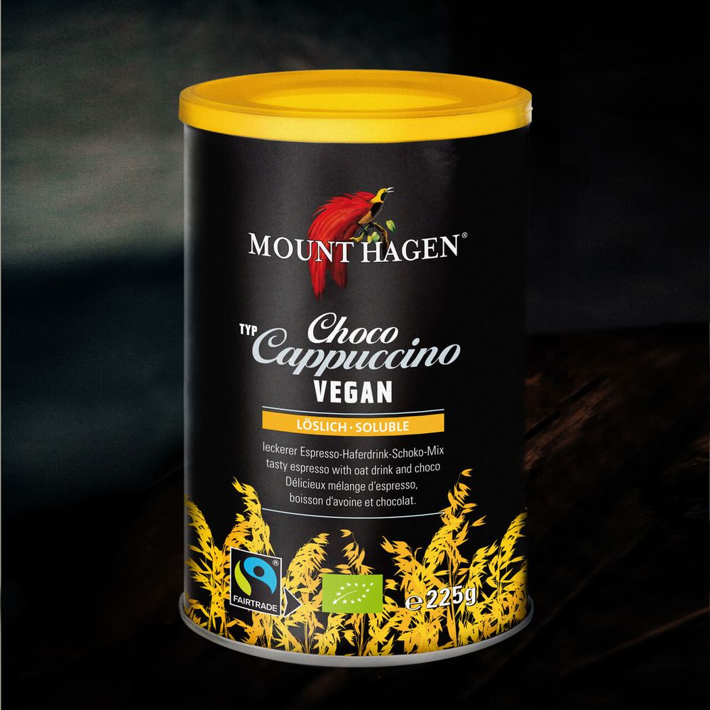 Mount Hagen Čoko cappuccino 225g bio