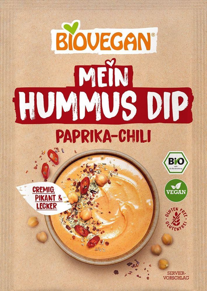 Biovegan Můj Hummus dip chilli paprika 55g bio