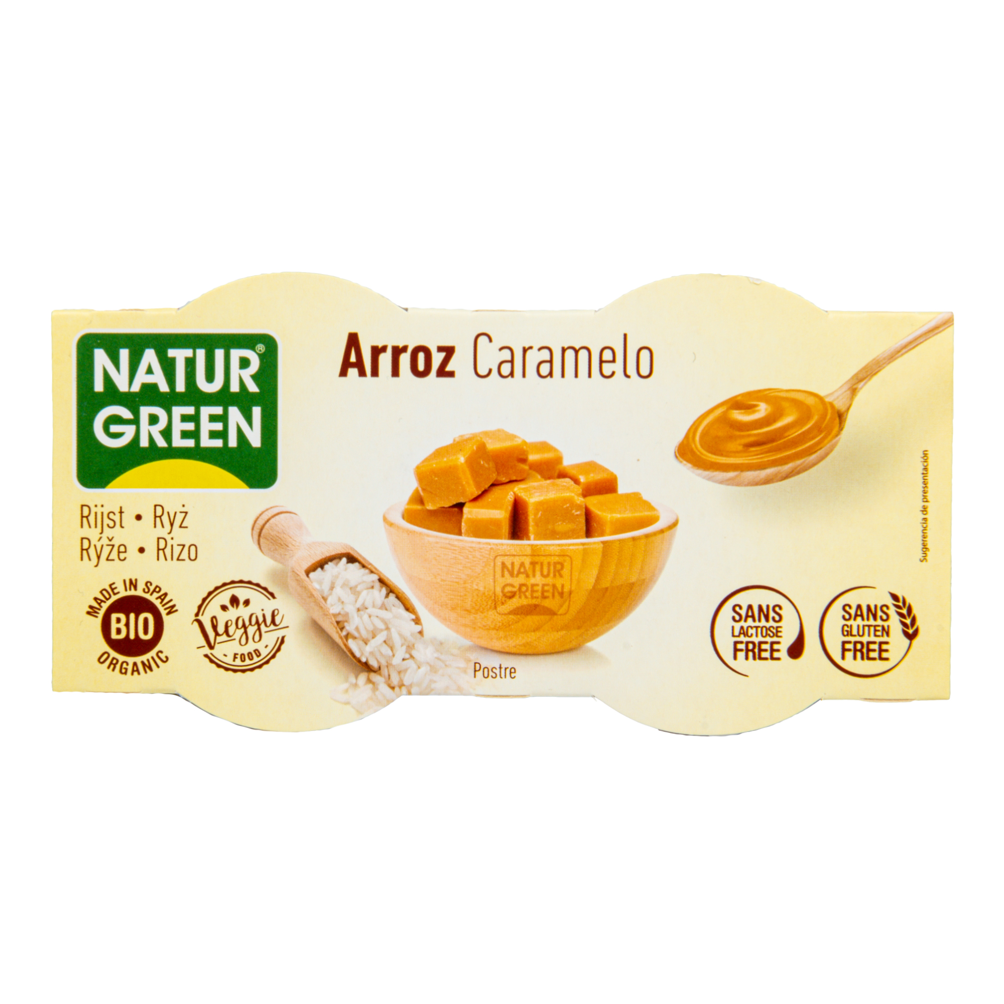 Dezert rýžový s karamelem 2x125 g BIO NATURGREEN