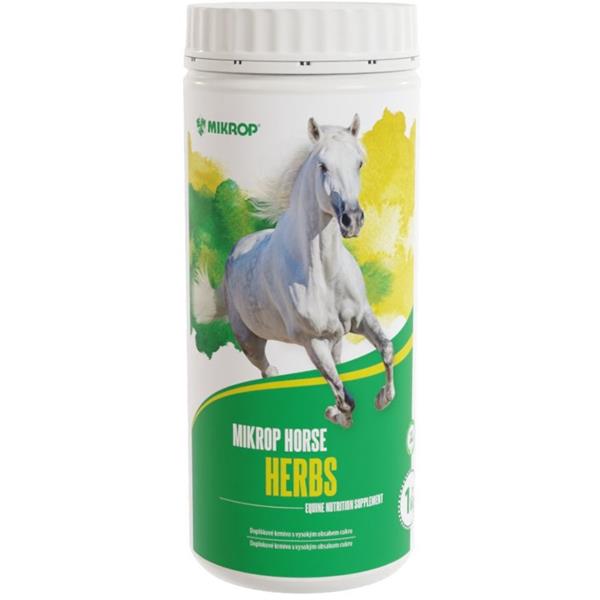 MIKROP ČEBÍN a.s. Mikrop Horse Herbs - na respirační potíže, dóza 1kg