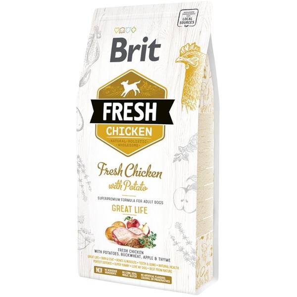 VAFO PRAHA, s.r.o. Brit Fresh Adult Great Life Chicken & Potato 2,5 kg