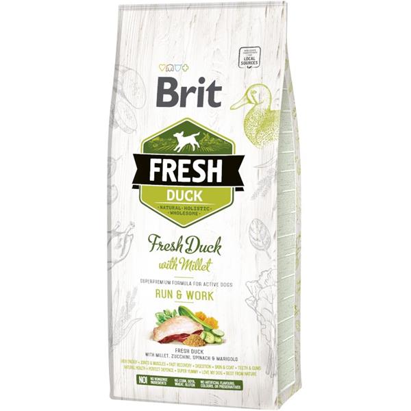 VAFO PRAHA, s.r.o. Brit Fresh Active Run & Work Duck & Millet 12 kg