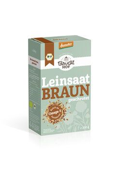 Bauckhof Len hnědý drcený 200g bio